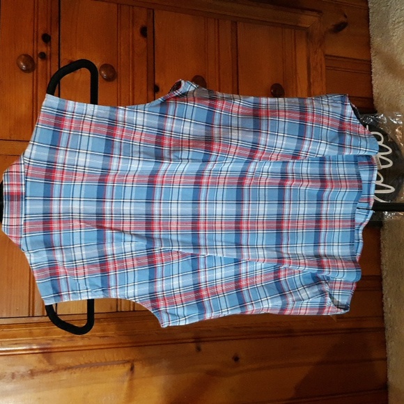 Sag Harbor 2 Piece Red, Blue & White Pants Set - Picture 2 of 7